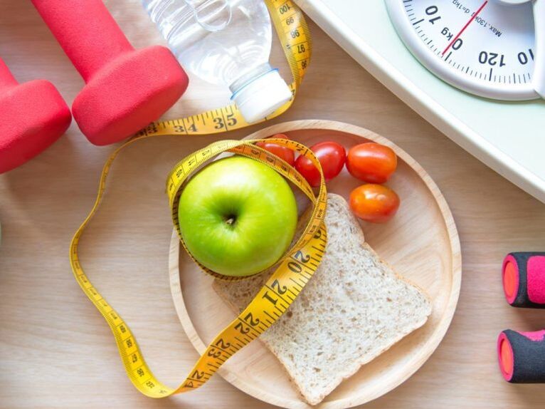 Dieta e exercicio para a perda de peso rápida