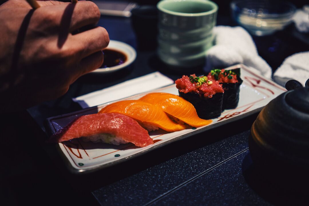 Sushi para a dieta xaponesa