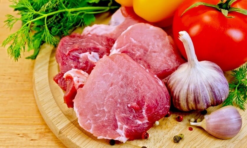 carne e verduras para unha dieta cetogénica